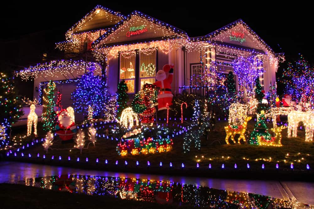 Beautiful Christmas Lights Display. Holiday Lighting Dallas County, TX